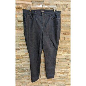 NYDJ Ami Skinny High Rise Stretch Dark Wash Jeans Women's 14